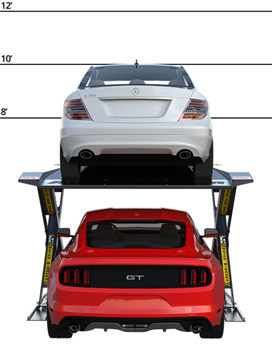 BendPak Autostacker™ A6S Scissors Parking Lift Platform 6,000 Lb W/Power Unit Console BendPak Autostacker™ A6S Scissors Parking Lift Platform 6,000 Lb W/Power Unit Console