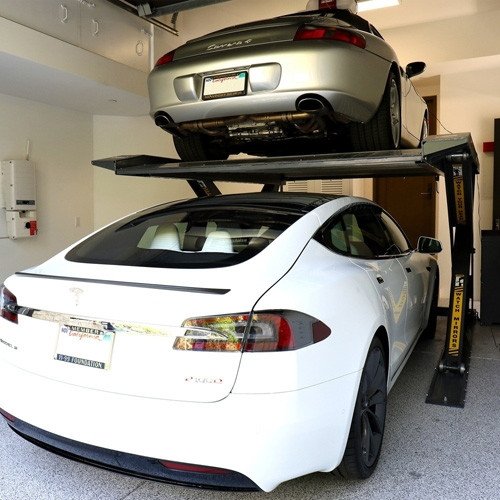 BendPak Autostacker™ A6W Ex-Wide Scissors Parking Lift Platform 6,000 Lb W/Power Unit Console