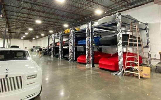 BendPak HD-973PX 9,000 & 7,000 Lb. Capacity Tri-Level Parking Lift - Extended / High Lift BendPak HD-973PX 9,000 & 7,000 Lb. Capacity Tri-Level Parking Lift - Extended / High Lift