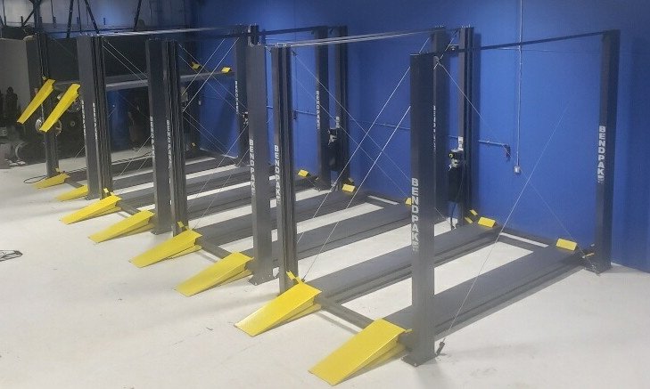 BendPak HD-973P 9,000 & 7,000 Lb. Capacity Tri-Level Parking Lift BendPak HD-973P 9,000 & 7,000 Lb. Capacity Tri-Level Parking Lift