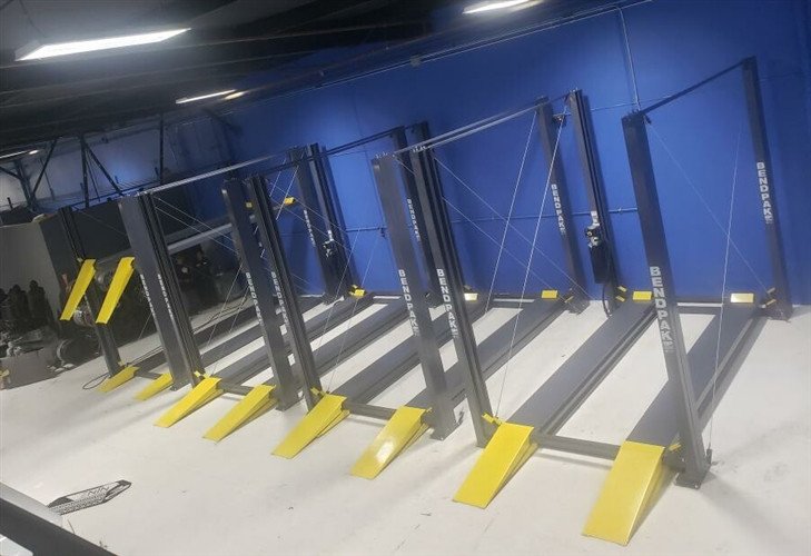 BendPak HD-973P 9,000 & 7,000 Lb. Capacity Tri-Level Parking Lift BendPak HD-973P 9,000 & 7,000 Lb. Capacity Tri-Level Parking Lift