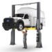 BendPak 20AP-192 High-Rise Clearfloor 2 Post Lift 20,000 Lb. W/192" O.A Height
