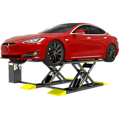 BendPak MDS-6EXT Open-Center Mid-Rise Scissors Lift / Extended Platform 6,000 Lb