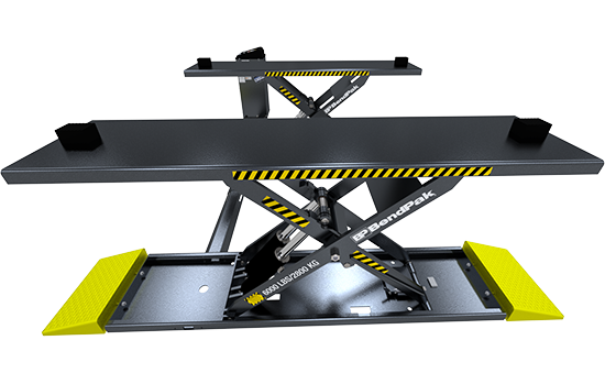 BendPak MDS-6EXT Open-Center Mid-Rise Scissors Lift / Extended Platform 6,000 Lb BendPak MDS-6EXT Open-Center Mid-Rise Scissors Lift / Extended Platform 6,000 Lb