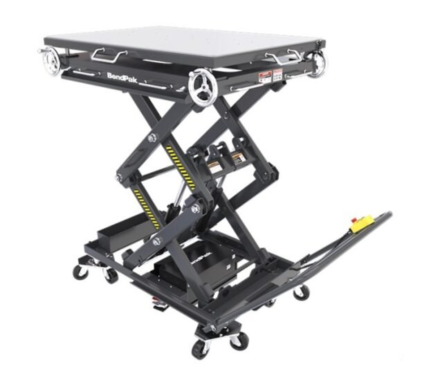 BendPak, 4.500Lb. Cap. EV Battery Lift Rechargeable 12V, Capacity 4500 lb, Max. Lift Height 72 in, Collapsed Height 34.25 in, Model# EVS4500 BendPak, 4.500Lb. Cap. EV Battery Lift Rechargeable 12V, Capacity 4500 lb, Max. Lift Height 72 in, Collapsed Height 34.25 in, Model# EVS4500