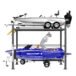 BendPak, Vehicle Boat Storage Lift 7500Lb Capacity, Capacity 7000 lb, Max. Rise 12 ft, Horsepower 3 HP, Model# HD-7500PBX