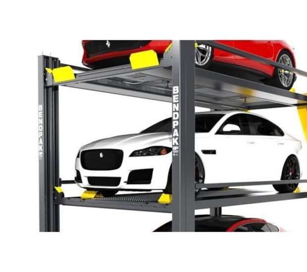 BendPak, 9000 and 7000lb. Capacity Tri-Level Parking Lift, Capacity 16000 lb, Max. Rise 12 ft, Horsepower 3 HP, Model# HD-973P BendPak, 9000 and 7000lb. Capacity Tri-Level Parking Lift, Capacity 16000 lb, Max. Rise 12 ft, Horsepower 3 HP, Model# HD-973P