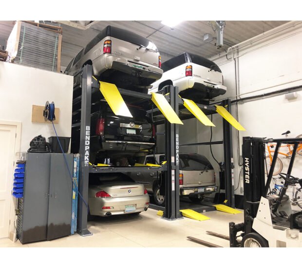 BendPak, 9000 and 7000lb. Capacity Tri-Level Parking Lift, Capacity 16000 lb, Max. Rise 12 ft, Horsepower 3 HP, Model# HD-973P BendPak, 9000 and 7000lb. Capacity Tri-Level Parking Lift, Capacity 16000 lb, Max. Rise 12 ft, Horsepower 3 HP, Model# HD-973P