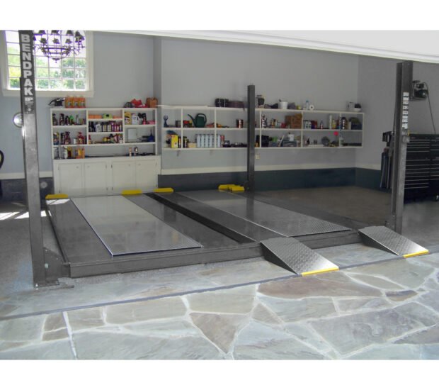 BendPak Dual-Platform Wide Extended 4-Post Car Lift, 9000-Lb. Capacity, Model# HD-9SWX BendPak Dual-Platform Wide Extended 4-Post Car Lift, 9000-Lb. Capacity, Model# HD-9SWX