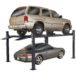 BendPak 4-Post Wide/Standard Car Lift, 9000-Lb. Capacity, Gray, Model# HD-9XL
