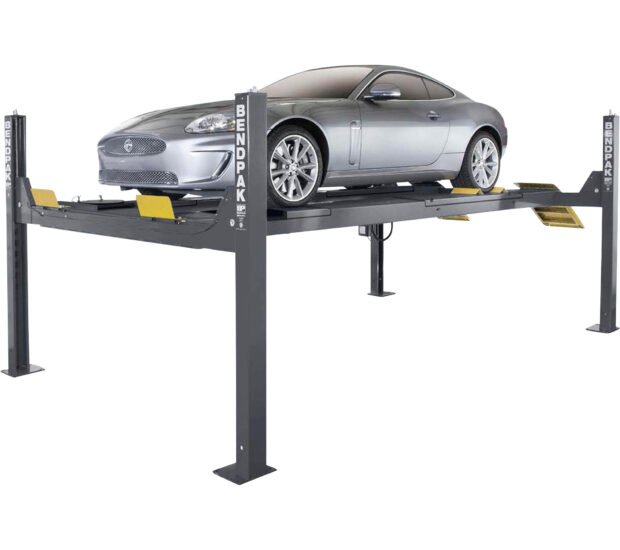 BendPak 4-Post Extended Truck and Car Lift, 14,000-Lb. Capacity, Model# HDS-14LSX