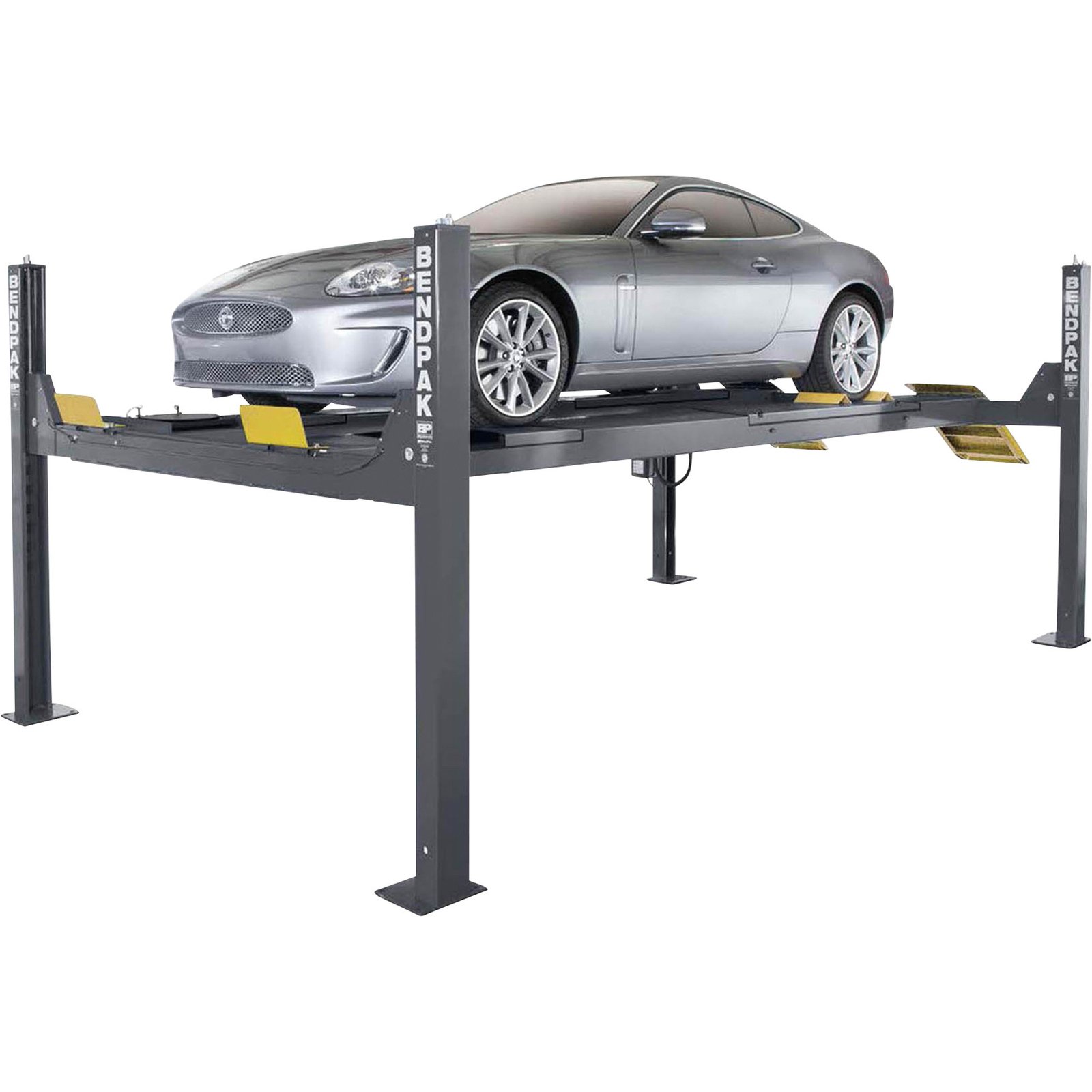Bendpak 4-Post Car Lift, Rolling Bridge Jack, Airline Kit, 14,000-Lb. Capacity, Model# HDS-14LSX + RJ7W + Airline