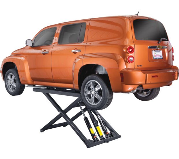 BendPak Portable Mid-Rise Scissor Car Lift, 6000-Lb. Capacity, Gray, Model# MD-6XP BendPak Portable Mid-Rise Scissor Car Lift, 6000-Lb. Capacity, Gray, Model# MD-6XP