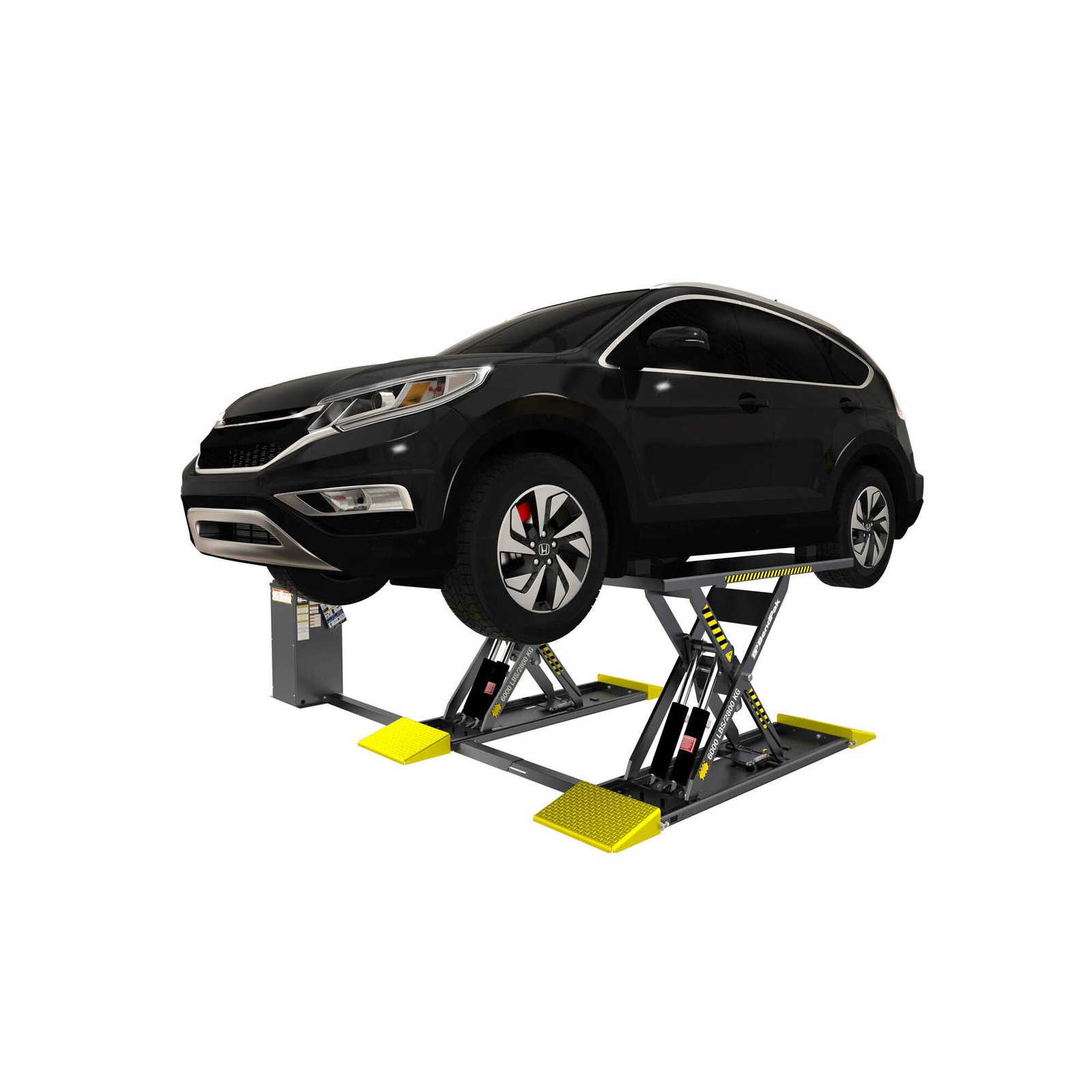 BendPak Mid-Rise Open-Center Scissor Lift, 6000-Lb. Capacity, Model# MDS-6LP