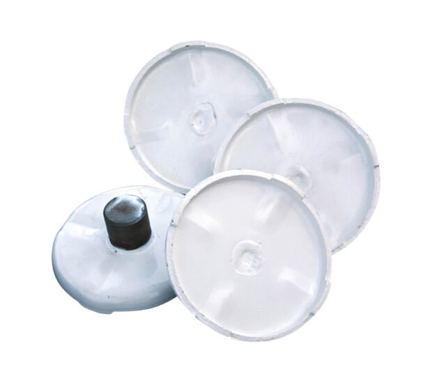 Dannmar Steel Lift Pads, Set of 4, 35mm Pin Dia., Model# 5215756