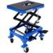 300 lbs. Capacity Motorcycle Scissor Jack in Blue with 4-Wheels