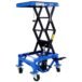 300 lbs. Capacity Motorcycle Scissor Jack in Blue with 4-Wheels