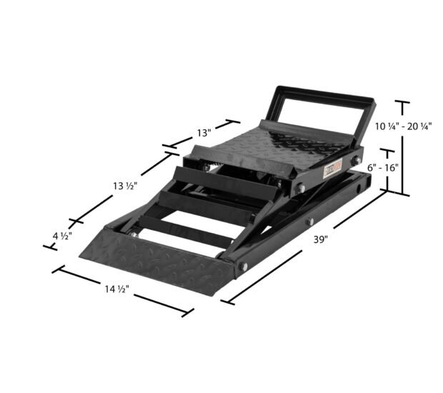 Black Widow Hydraulic Car Lift with Ramp - 3,000 lb. per pair Capacity Black Widow Hydraulic Car Lift with Ramp - 3,000 lb. per pair Capacity