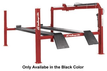 Challenger 44018E Medium-Duty Extended 4-Post Lift 18,000 Lb - New Black Color Challenger 44018E Medium-Duty Extended 4-Post Lift 18,000 Lb - New Black Color