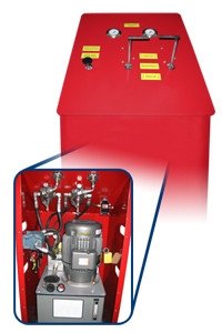 Challenger 44050X HD Chain-Driven XL Ex-Length 4-Post Lift 50,000 Lb - New Black Color Challenger 44050X HD Chain-Driven XL Ex-Length 4-Post Lift 50,000 Lb - New Black Color