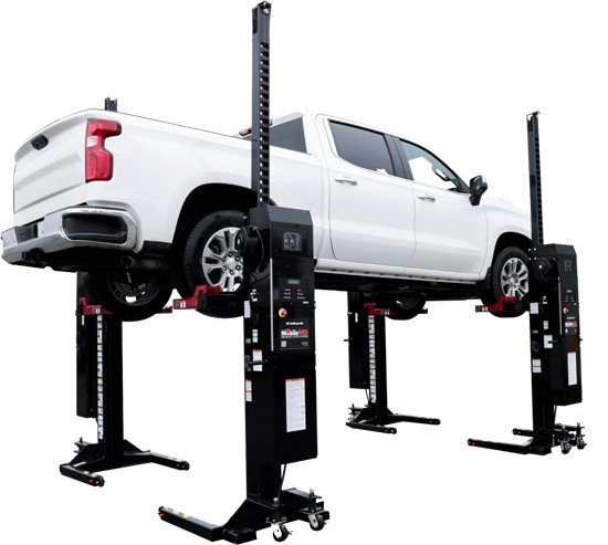Challenger CLMM 5000 Medium Duty Mobile Column ALI Lift - Set Of 4
