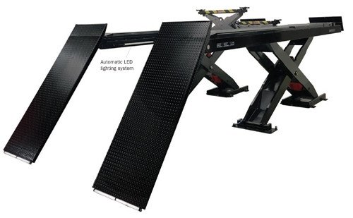 Challenger SX14 Surface Mount Heavy-Duty Scissor Alignment Lift Package 14,000 Lbs Challenger SX14 Surface Mount Heavy-Duty Scissor Alignment Lift Package 14,000 Lbs