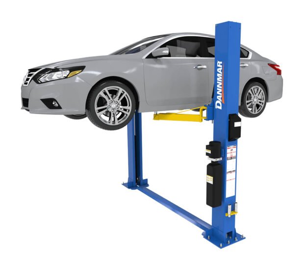 Dannmar, D2-8F Two-Post Lift, Capacity 8000 lb, Max. Rise 6 ft, Horsepower 4 HP, Model# D2-8F