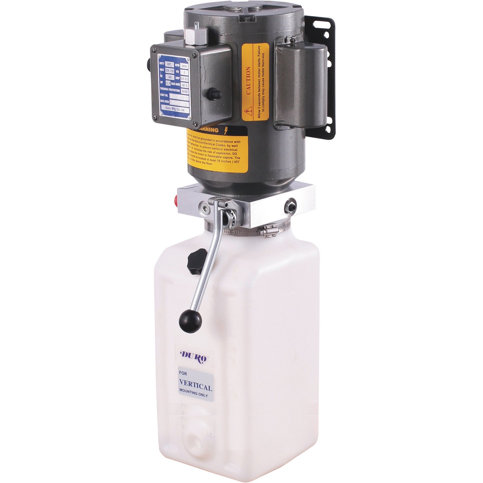 Ideal Duro 110V Short Tank Power Unit, Model# PU-110V-S-K