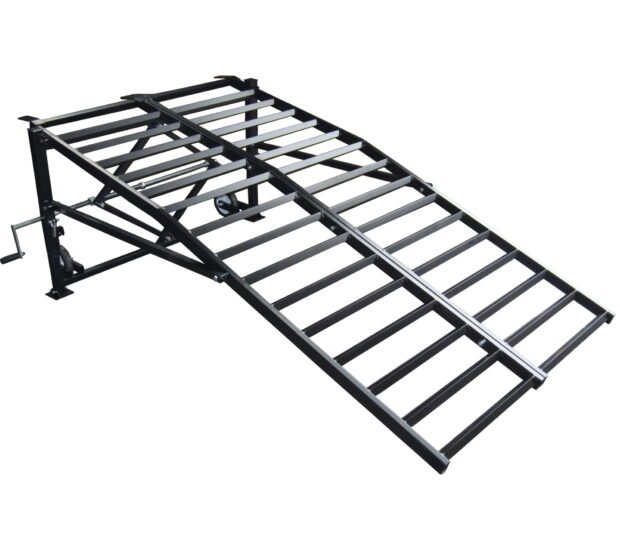 Field Tuff Utility Ramp - 1500-Lb. Capacity, 48in. x 96in., Adjustable Height, Heavy-Duty Steel, Model# FTF-4896UR Field Tuff Utility Ramp - 1500-Lb. Capacity, 48in. x 96in., Adjustable Height, Heavy-Duty Steel, Model# FTF-4896UR