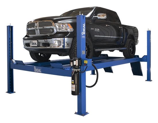Ideal 4-Post Commercial Service Lift, 14,000-Lb. Capacity, 220 Volts, Model# FP14KC-X