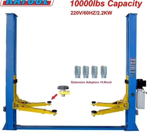 Katool 2-Post Vehicle Lift, 10,000-Lb. Capacity, 4 HP, Model# AK-H105 Katool 2-Post Vehicle Lift, 10,000-Lb. Capacity, 4 HP, Model# AK-H105
