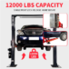 Katool 2-Post Vehicle Lift, 12,000-Lb. Capacity, 4 HP, Model# KT-AM120SD