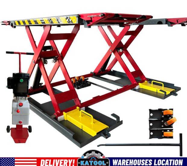 Katool X77 Commercial-Grade Scissor Auto Lift — Reinforced Frame, Upgraded Hydraulic System, Model# KT-X77 Katool X77 Commercial-Grade Scissor Auto Lift — Reinforced Frame, Upgraded Hydraulic System, Model# KT-X77