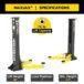MaxJax, 7000 lbs. Capacity MaxJax Two Post Lift, Capacity 7000 lb, Max. Rise 3.75 ft, Horsepower 1 HP, Model# M7K