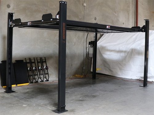 Nationwide NW-4-8KNPlus 8,000lb Ex-Tall 4 Post Car Storage & Service Parking Lift Nationwide NW-4-8KNPlus 8,000lb Ex-Tall 4 Post Car Storage & Service Parking Lift