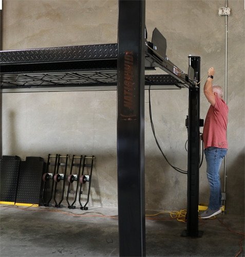 Nationwide NW-4-8KNPlus 8,000lb Ex-Tall 4 Post Car Storage & Service Parking Lift Nationwide NW-4-8KNPlus 8,000lb Ex-Tall 4 Post Car Storage & Service Parking Lift