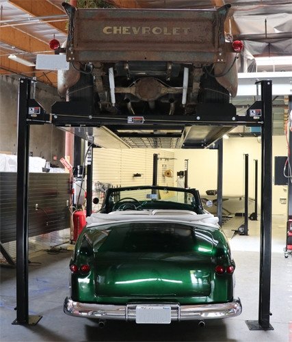 Nationwide NW-4-8KNPlus 8,000lb Ex-Tall 4 Post Car Storage & Service Parking Lift Nationwide NW-4-8KNPlus 8,000lb Ex-Tall 4 Post Car Storage & Service Parking Lift