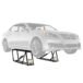 QuickJack 6000TL Bundle: Wall Hangers + Pinch-Weld Blocks 6,000lb. Capacity Portable Car Lift