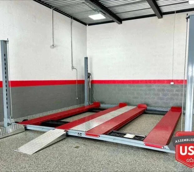 Backyard Buddy Side by Side (B-SXS-10000) | Double Vehicle 4-Post Lift Backyard Buddy Side by Side (B-SXS-10000) | Double Vehicle 4-Post Lift