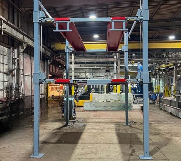 Advantage Single-Wide Triple Stacker | 3 Car Tri-Level 4-Post Lift Advantage Single-Wide Triple Stacker | 3 Car Tri-Level 4-Post Lift