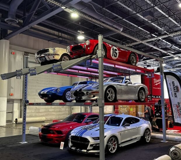 Advantage Double-Wide Triple Stacker | 6 Car Tri-Level 4-Post Lift