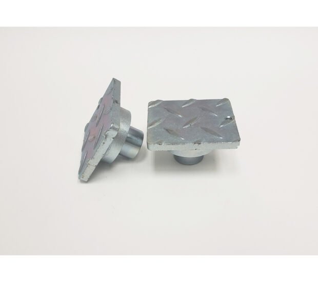 Stan Design Square Pad Style Lifting Adapter - 9000-Lb. Capacity, Zinc Plated, 2 Pcs, Model# 6403