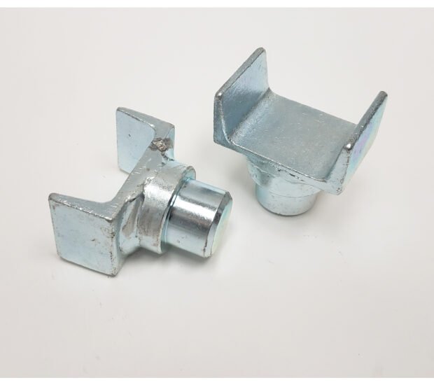 Stan Design Axle Adapter - 9000-Lb. Capacity, Zinc Plated, 2 Pcs, Model# 6452