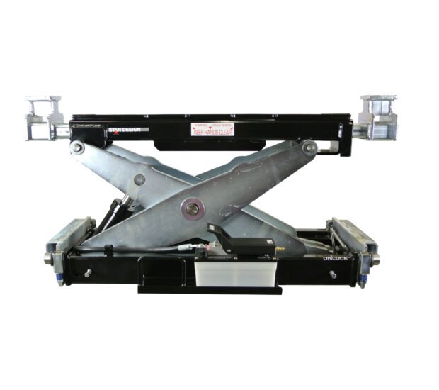 Stan Design Rolling Bridge Jack for Vehicle Lifts - 18000-Lb. Capacity, High Gloss Powder Coat, Model# J18000H