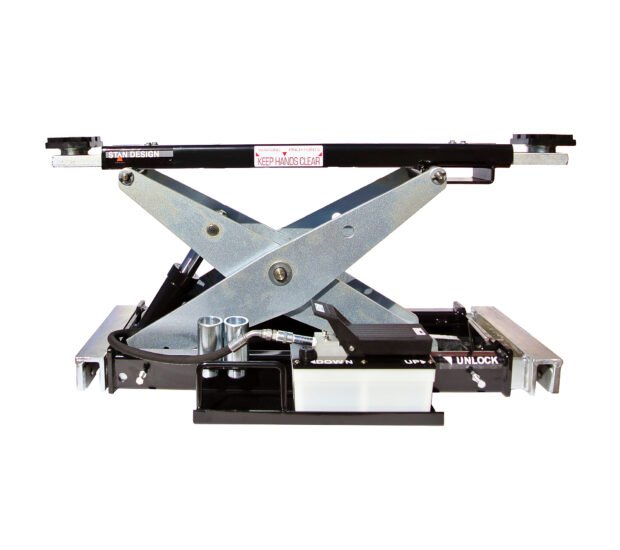 Stan Design Rolling Bridge Jack for Vehicle Lifts - 7500-Lb. Capacity, High Gloss Powder Coat, Model# J7500H