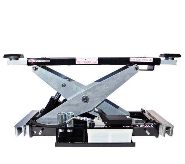 Stan Design Rolling Bridge Jack for Vehicle Lifts - 9000-Lb. Capacity, High-Gloss Powder Coat, Model# J9000H