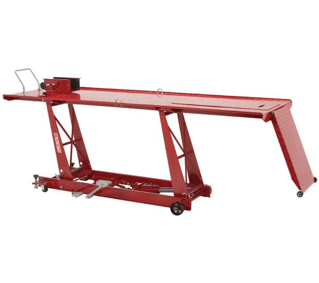 Strongway Steel Hydraulic Motorcycle Lift, 1100-Lb. Capacity, Model# ZD04101D-500