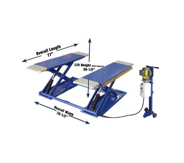 Tuxedo MR6K-38 6,000 LB Mid-Rise Portable Scissor Lift Tuxedo MR6K-38 6,000 LB Mid-Rise Portable Scissor Lift
