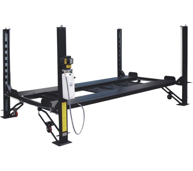 Tuxedo 4-Post Deluxe Automotive Storage Lift, 8000-Lb. Capacity, Black, Model# FP8K-DX