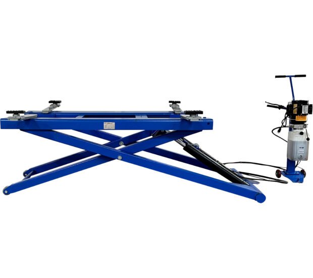 Tuxedo 48in. Mid Rise Electric Hydraulic Scissor Lift, 6000-Lb. Capacity, 96 1/2in.L x 62in.W, Model# MR6K-48X Tuxedo 48in. Mid Rise Electric Hydraulic Scissor Lift, 6000-Lb. Capacity, 96 1/2in.L x 62in.W, Model# MR6K-48X